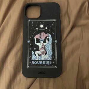 Peia Black Aquarius Phone Case